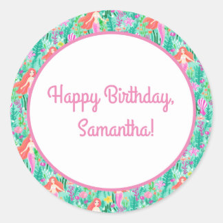 Mermaid Party Food and Beverage Label Set