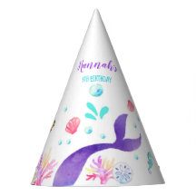Mermaid party hat mermaid birthday