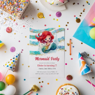 Mermaid Party Invitation