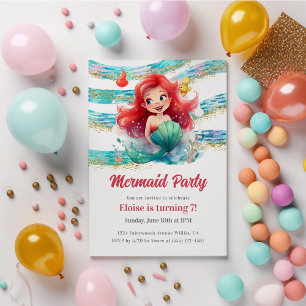 Mermaid Party Invitation