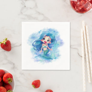Mermaid Party Napkin