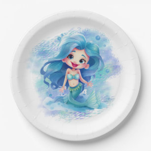 Mermaid Party Paper Plate