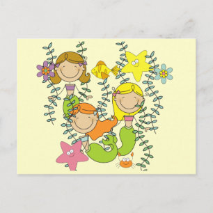 Mermaid Party Postcard