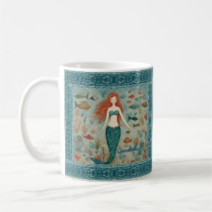 Mermaid Personalised Coffee Mug