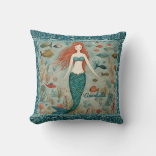 Mermaid Personalised Cushion