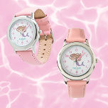 Mermaid Personalised Custom Kid's Watch<br><div class="desc">This gorgeous unicorn watch would make a great gift for kids!</div>