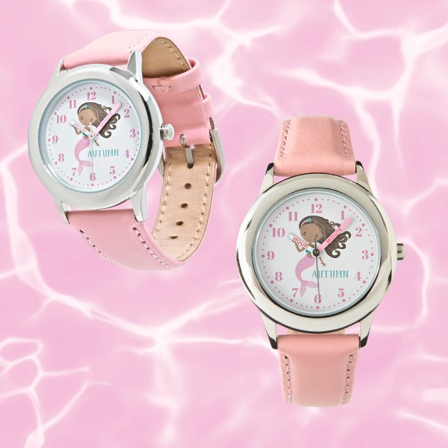 Mermaid Personalised Custom Kid's Watch (Creator Uploaded)
