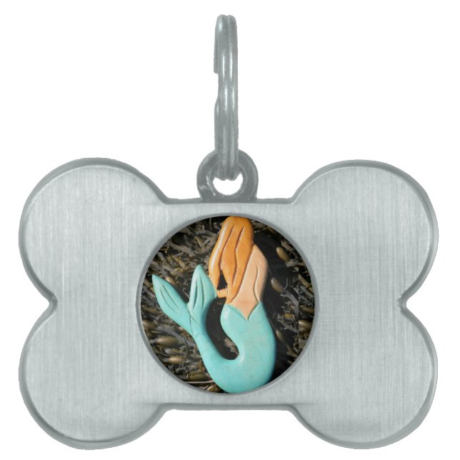 mermaid pet tag (Front)