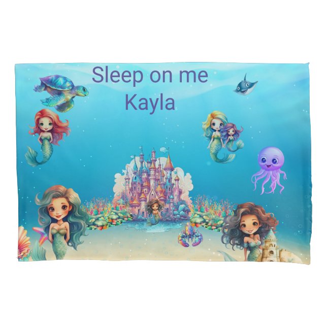 Mermaid Pillowcase (Front)