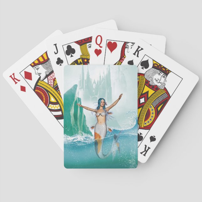 Mermaid Playing Cards (Back)