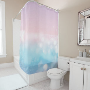 Mermaid Pool Bokeh Glam 1 Shower Curtain