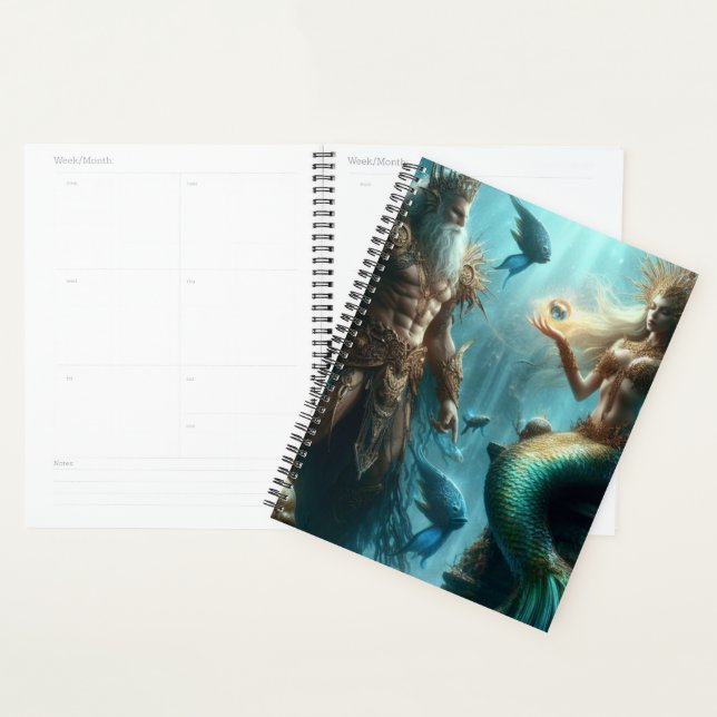 Mermaid Poseidon Calendar Planner (Display)