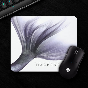Mermaid Posh Desk Elegant Champagne Gold Mouse Pad