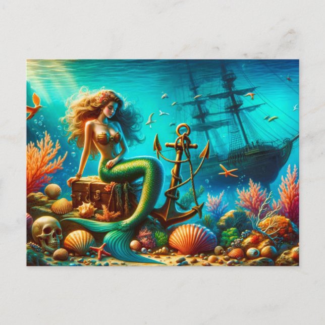 Mermaid Postcard (Front)