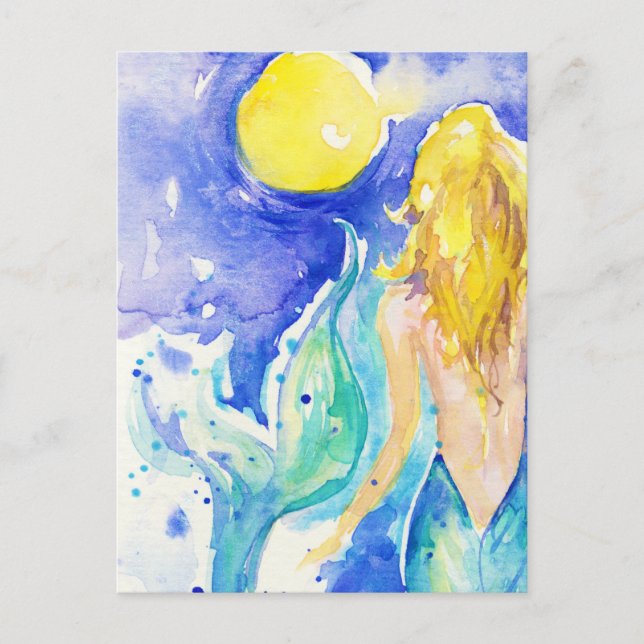 Mermaid Postcard (Front)