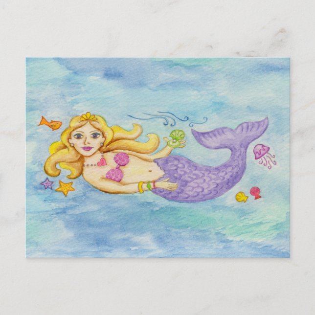 Mermaid postcard (Front)