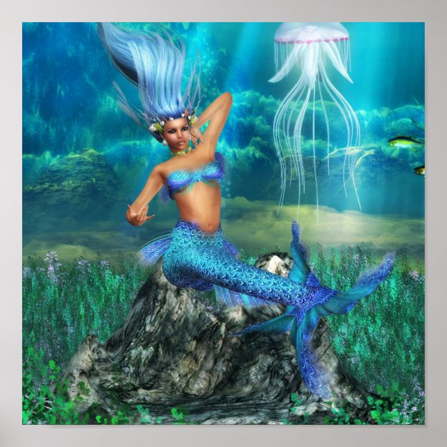 Mermaid Poster Print (Front)