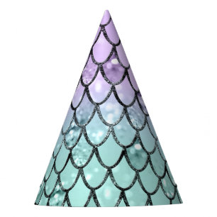Mermaid Princess Glitter Scales #2 Party Hat