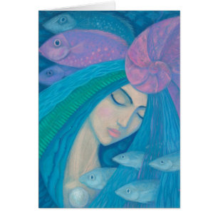 Mermaid Princess, Underwater Fantasy, Pink Blue