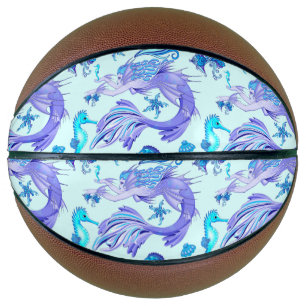 Mermaid Purple Fairy Creature Basketball