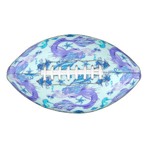 Mermaid Purple Fairy Creature Football