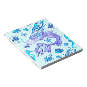 Mermaid Purple Fairy Creature Notepad