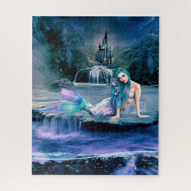 Mermaid Puzzle, 16" x 20", 520 pieces Jigsaw Puzzle (Vertical)