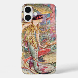Mermaid Queen of the Fishes iPhone 16 Plus Case