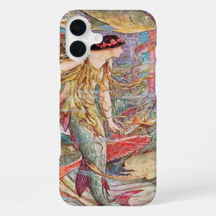 Mermaid Queen of the Fishes iPhone 16 Plus Case