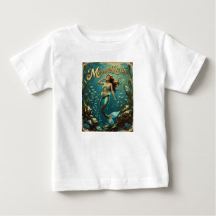 Mermaid Queen Underwater Toddler Girl Ocean  Baby T-Shirt