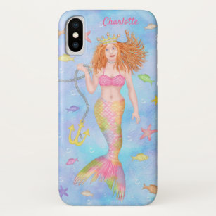 Mermaid Redhead Underwater Fish Fantasy Custom Case-Mate iPhone Case