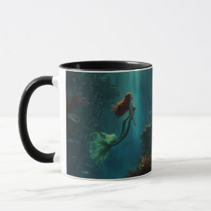 Mermaid’s Dream Fantasy Art Underwater Scene Mug
