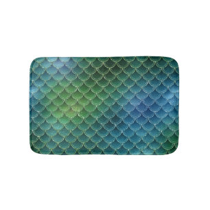 Mermaid Scale Bath Mat