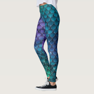 Mermaid Scale Leggings - Custom Fish Design