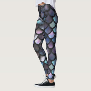 Mermaid Scale Pattern Leggings