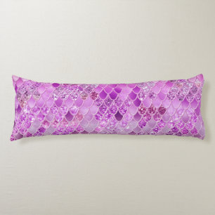 Mermaid Scales Glam #14 (Faux Glitter) #decor #art Body Cushion