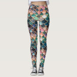 Mermaid Scales Leggins Leggings<br><div class="desc">Use your own photos and words and customise your own leggings.</div>