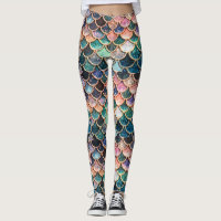 Mermaid Scales Leggins