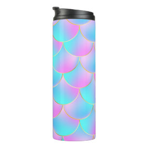 Mermaid Scales Thermal Tumbler