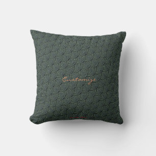 mermaid scales Thunder_Cove grey/black Cushion