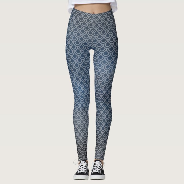 Mermaid Scaly Legs Leggings (Front)