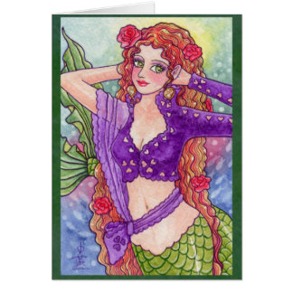 Mermaid Sea Fairy Fantasy Card by Ann Howard