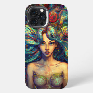 Mermaid Sea Goddess Nymph Siren Underwater Art iPhone 13 Pro Max Case