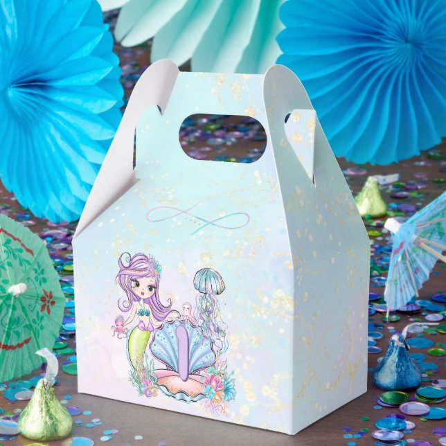 Mermaid Sea Life | Birthday Party with Custom Age Favour Box (Party)