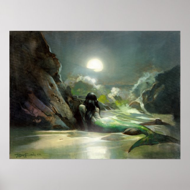 Mermaid Sea Reverie Poster (Front)