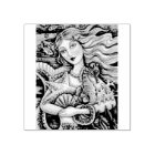 MERMAID, SEAHORSE, FANTASY RUBBER STAMP