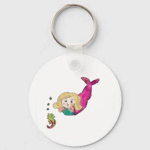 Mermaid Seahorse  Key Ring