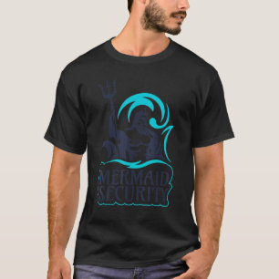 Mermaid Security Birthday Merman Men Boy Swimmer D T-Shirt