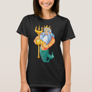 Mermaid Security Shirt _ Funny Merman Swimming Gif
