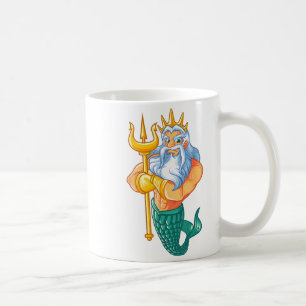Mermaid Security Shirt _ Funny Merman Swimming Gif Coffee Mug